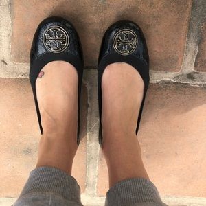 Black Tory Burch flats